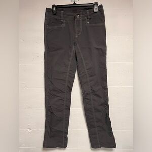 Dark grey Kuhl hiking pants.